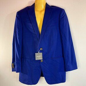 Indochino Men's Blue Wool Custom Fit Blazer Jacket - NWT